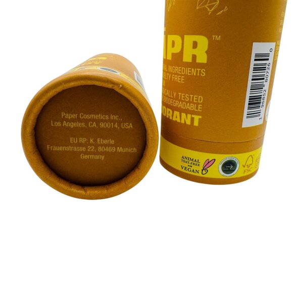 2 pack Papr Vegan Aluminum-Free Deodorant Vanilla Sky Coconut & Vanilla Scent - Picture 4 of 4